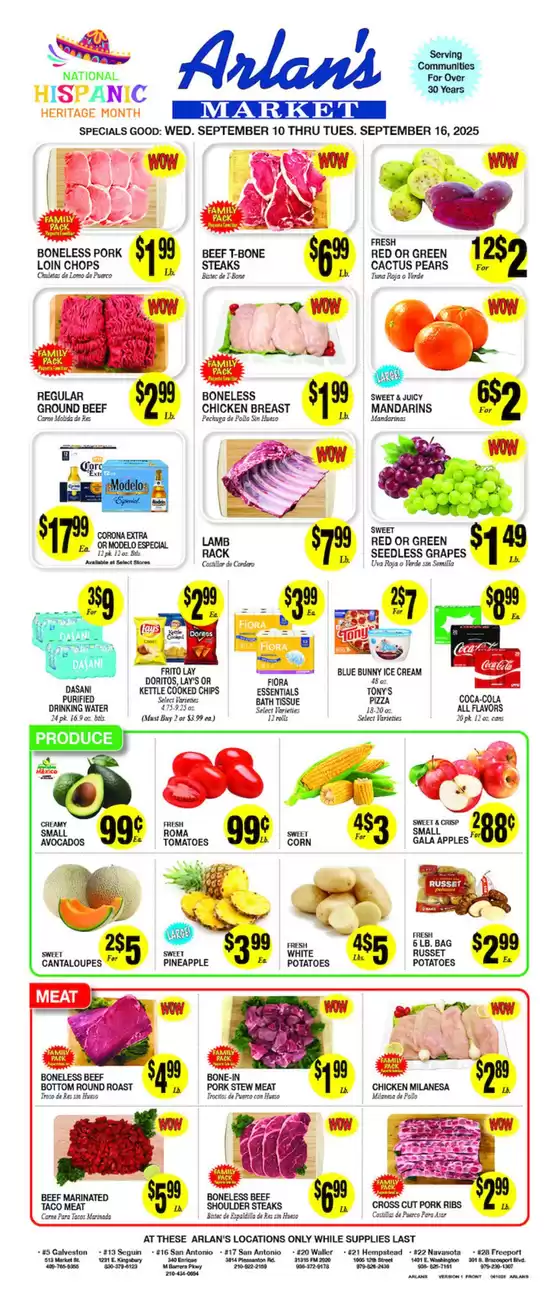 Arlan's Market catalogue in Flagstaff AZ | Exclusive deals and bargains | 2025-09-10T00:00:00.000Z - 2025-09-16T00:00:00.000Z