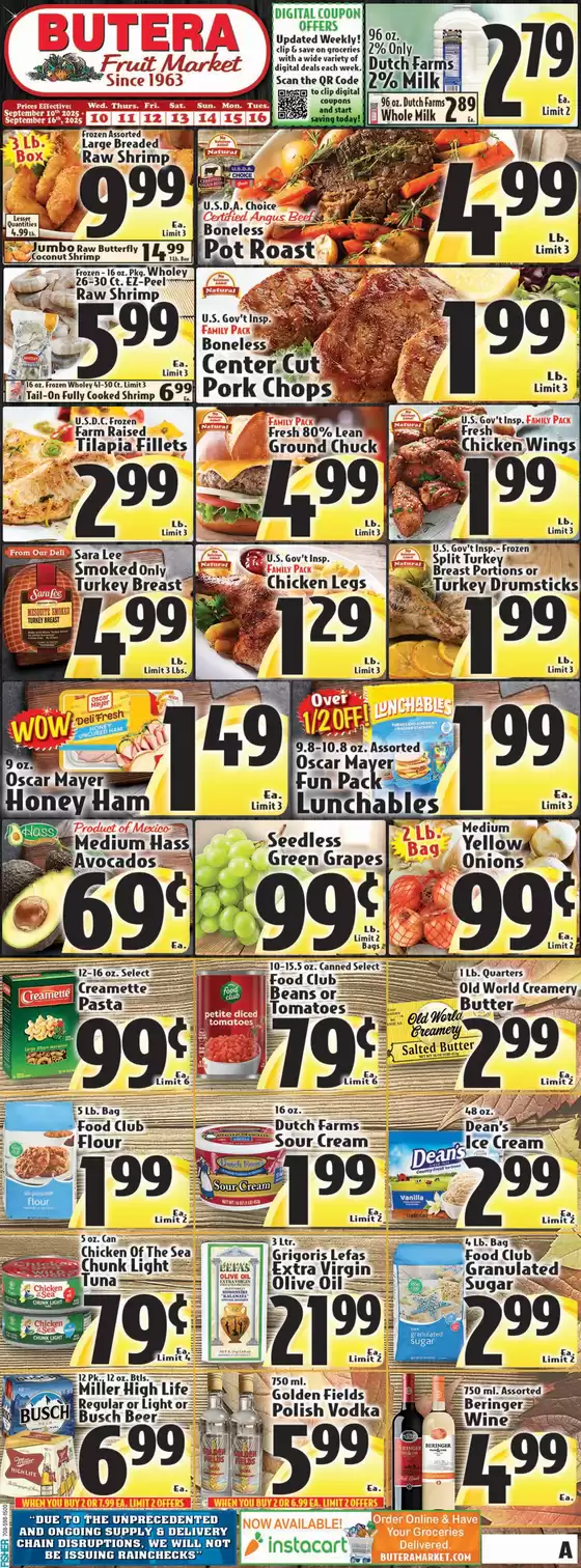 Current special promotions