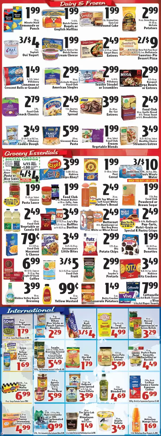Current special promotions