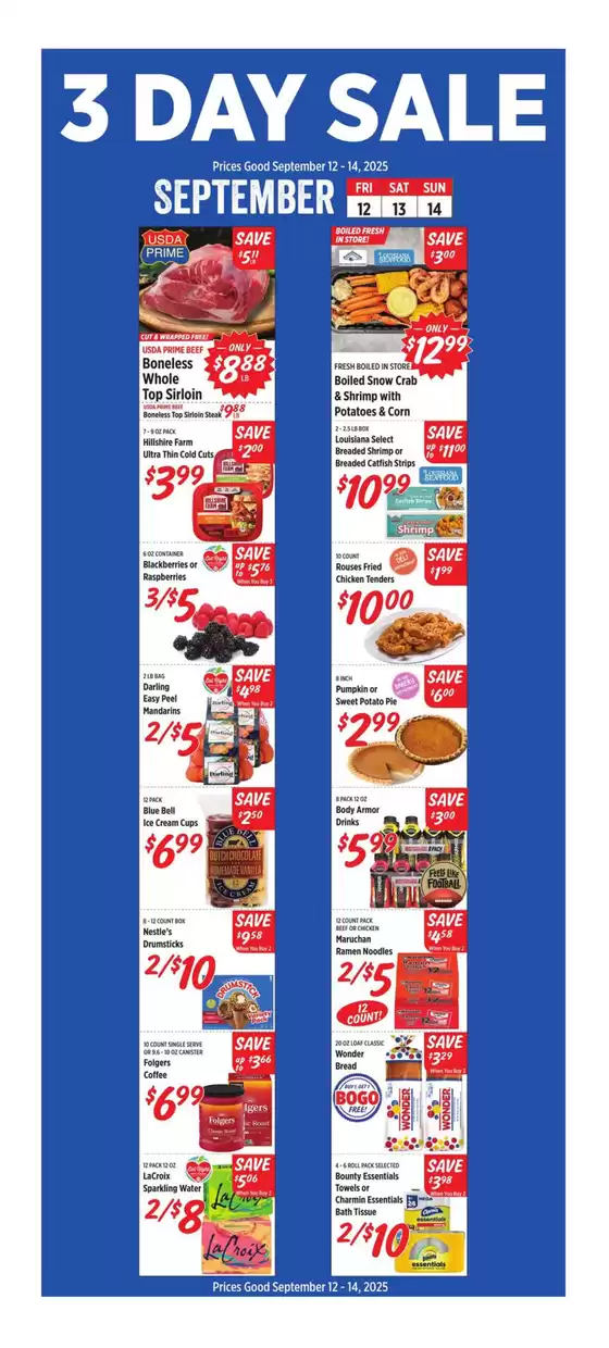 Rouses catalogue in Flagstaff AZ | Current special promotions | 2025-09-10T00:00:00.000Z - 2025-09-17T00:00:00.000Z