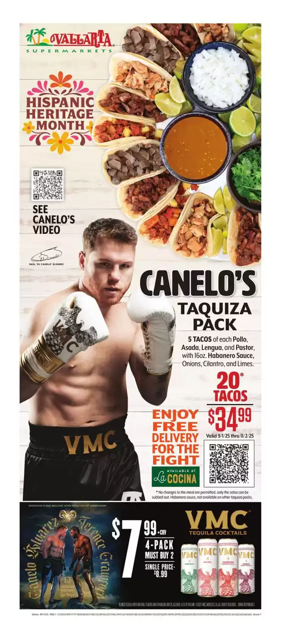 Vallarta Supermarkets catalogue in Edna TX | Weekly Flyer | 2025-09-10T00:00:00.000Z - 2025-09-16T00:00:00.000Z