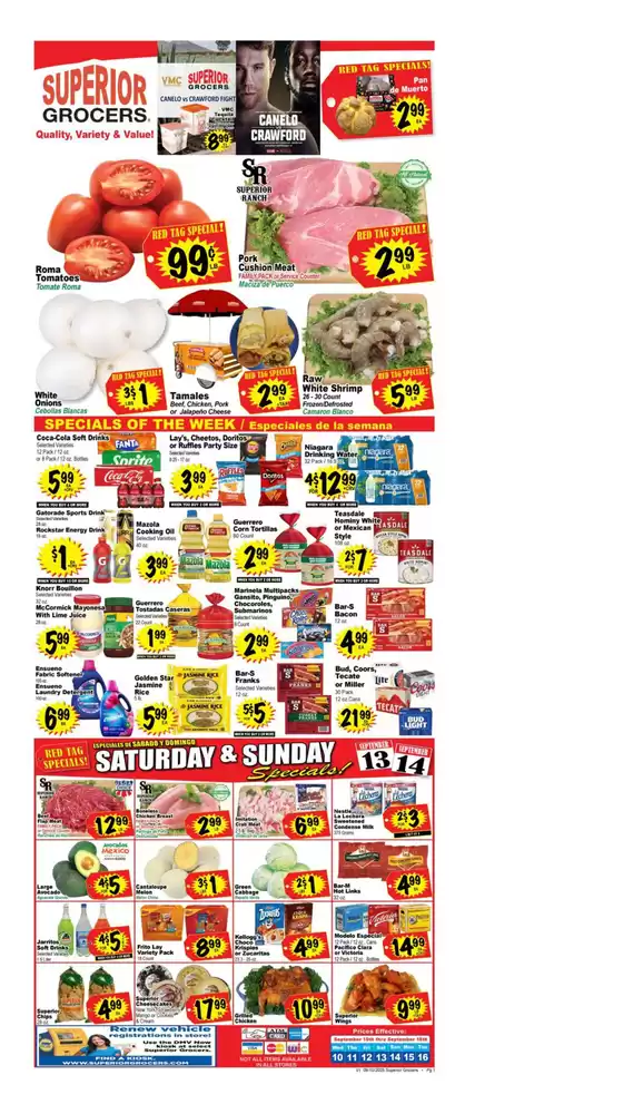Superior Grocers catalogue in Pittsburg KS | Weekly Specials | 2025-09-10T00:00:00.000Z - 2025-09-16T00:00:00.000Z