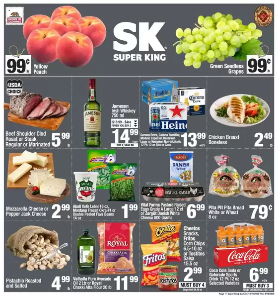 Weekly add Super King Markets