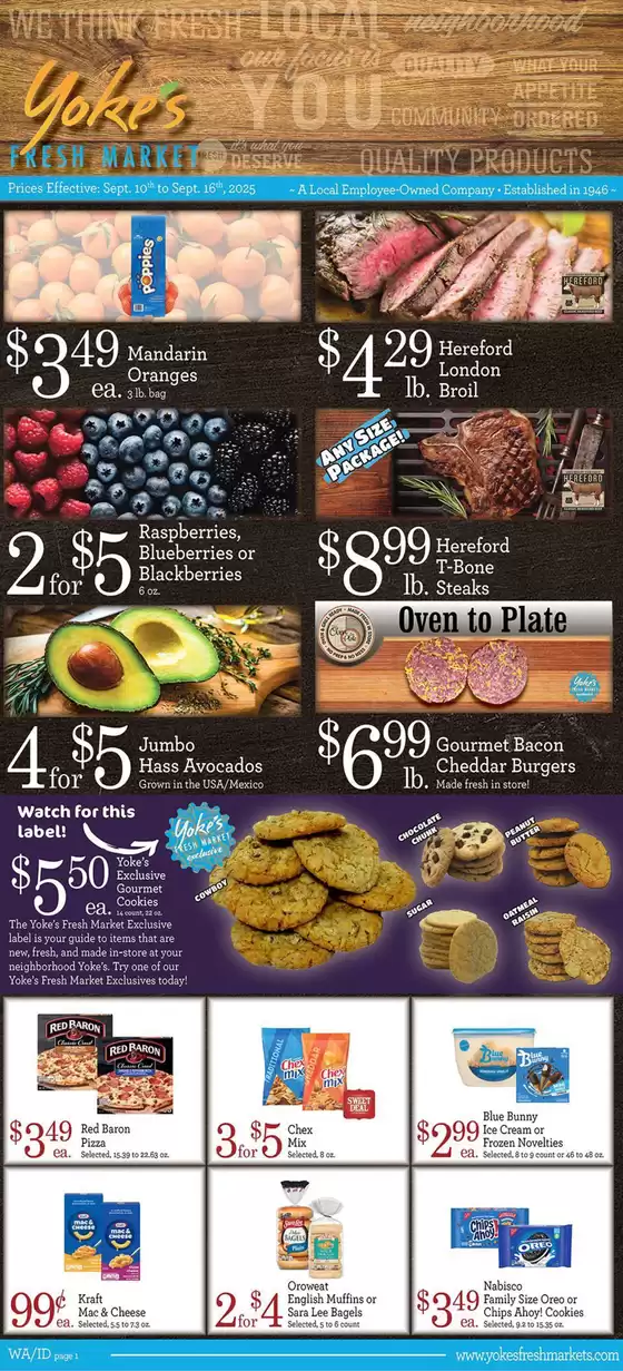 Yoke's Fresh Market  catalogue in Edna TX | Special offers for you | 2025-09-10T00:00:00.000Z - 2025-09-16T00:00:00.000Z