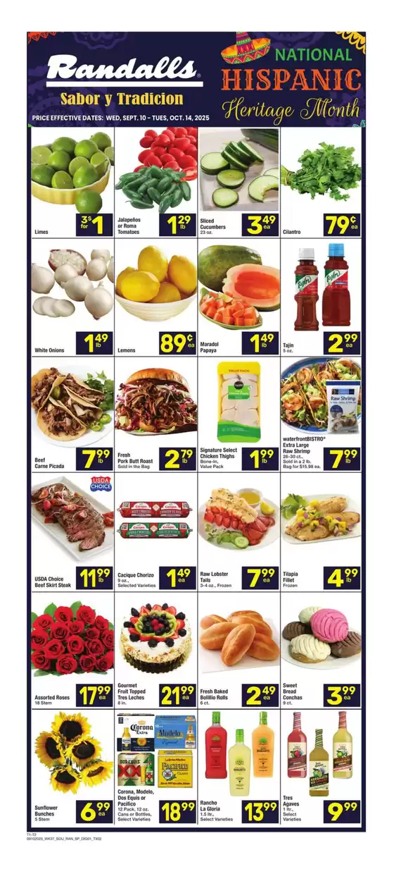 Randalls catalogue in Pittsburg KS | Randalls - SP | 2025-09-10T00:00:00.000Z - 2025-10-14T00:00:00.000Z