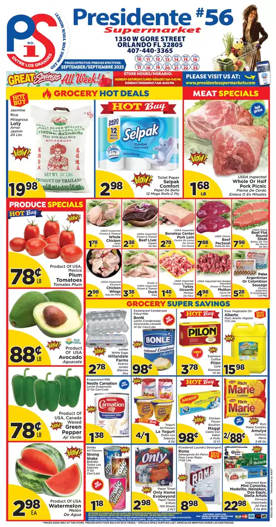 Presidente catalogue in Hamden CT | Exclusive deals and bargains | 2025-09-11T00:00:00.000Z - 2025-09-25T00:00:00.000Z