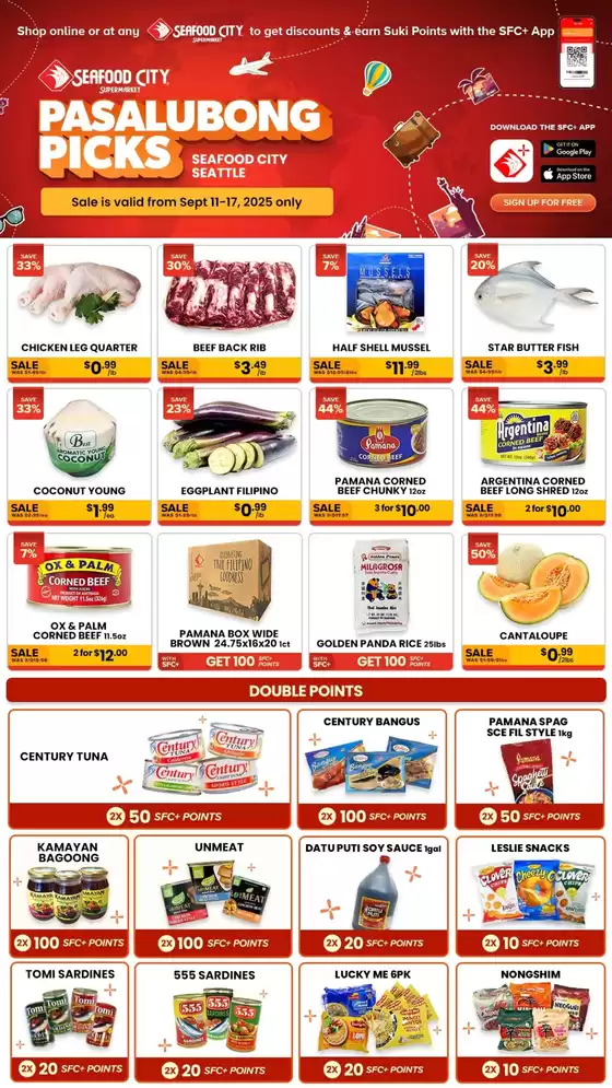 Seafood City catalogue in Brighton CO | Top offers for all bargain hunters | 2025-09-11T00:00:00.000Z - 2025-09-25T00:00:00.000Z