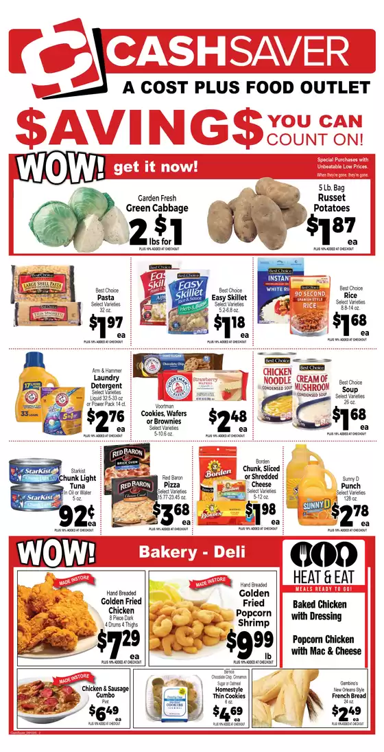 Great discounts on selected products