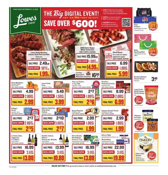 Lowes Foods catalogue in Hamden CT | Weekly Ad | 2025-09-10T00:00:00.000Z - 2025-09-16T00:00:00.000Z
