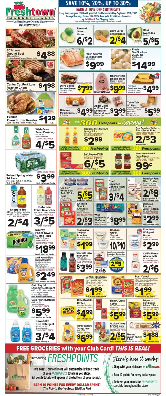 Foodtown supermarkets catalogue in Hamden CT | Exclusive deals and bargains | 2025-09-12T00:00:00.000Z - 2025-09-18T00:00:00.000Z