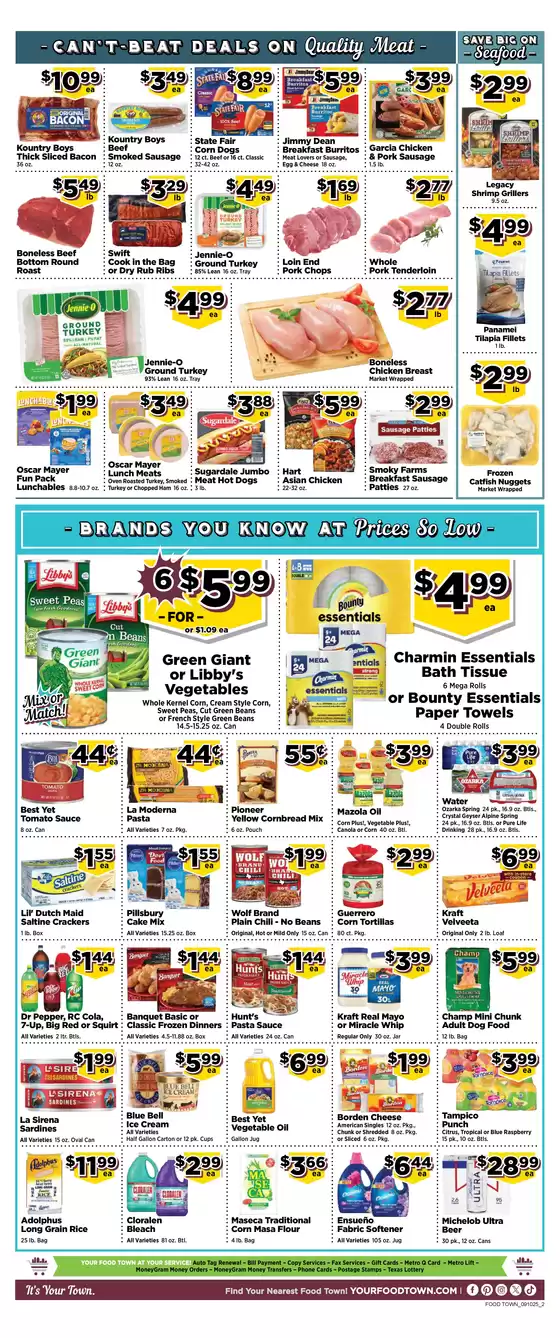 Food Town Advo Two Page