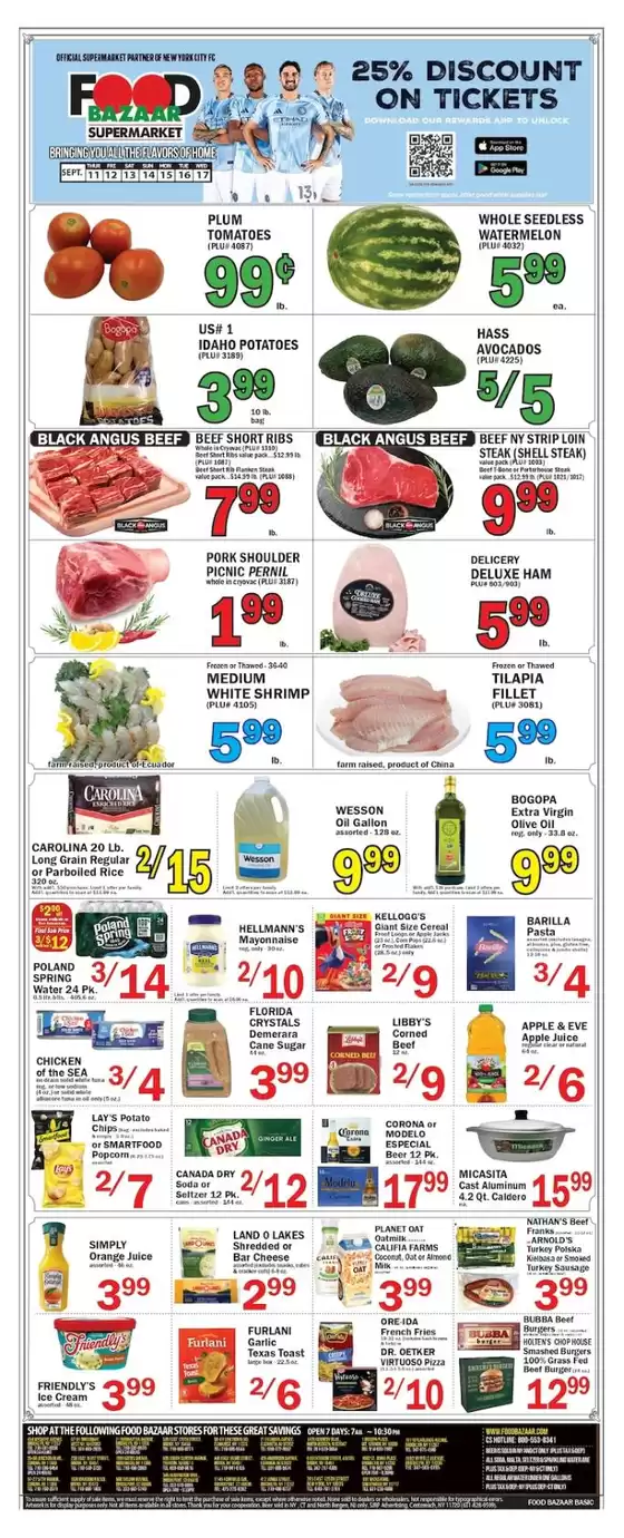 Food Bazaar weekly ad