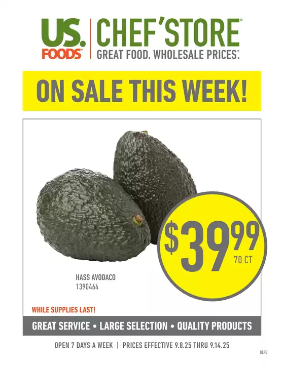 Chef'Store catalogue in Geneva IL | Top offers for all bargain hunters | 2025-09-11T00:00:00.000Z - 2025-09-25T00:00:00.000Z