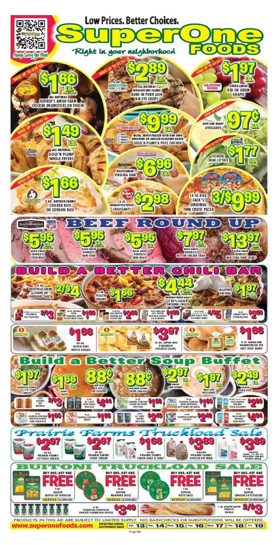 Super One Foods catalogue in Canton IL | Weekly Ad Savings | 2025-09-09T00:00:00.000Z - 2025-09-19T00:00:00.000Z