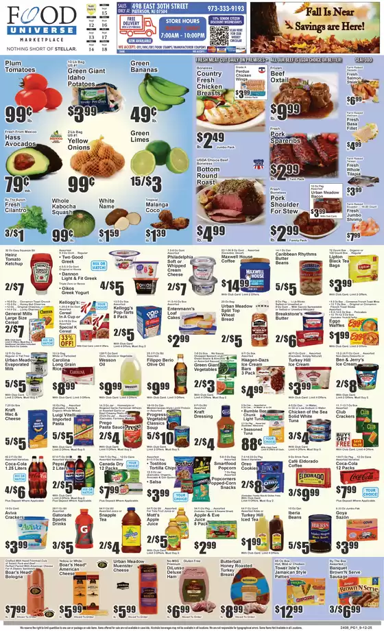 Food Universe catalogue in Hollidaysburg PA | Great discounts on selected products | 2025-09-12T00:00:00.000Z - 2025-09-18T00:00:00.000Z