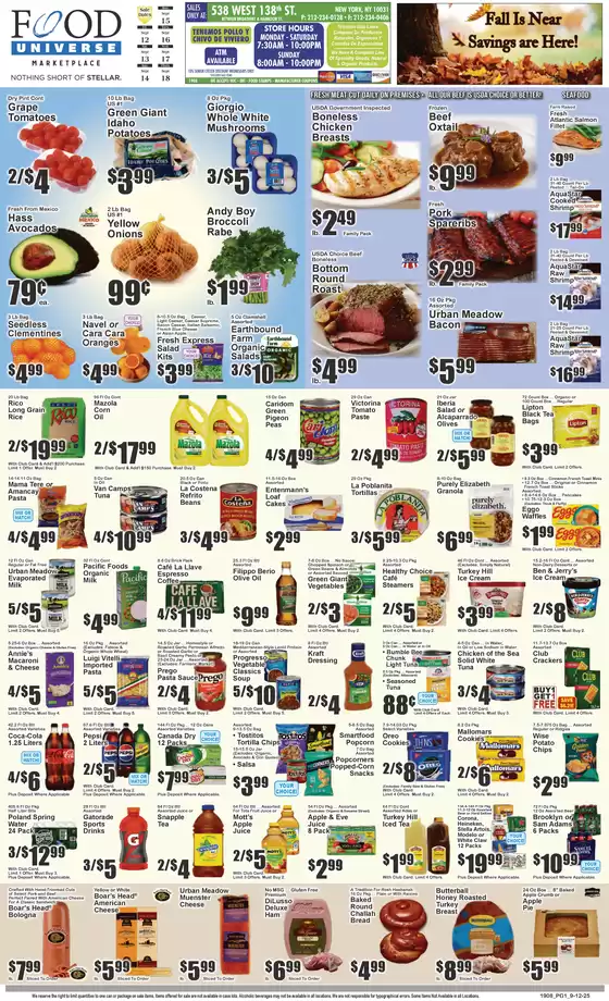 Current special promotions
