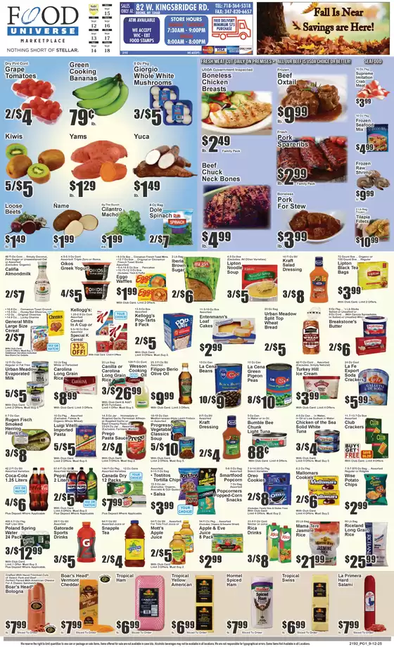 Current bargains and offers