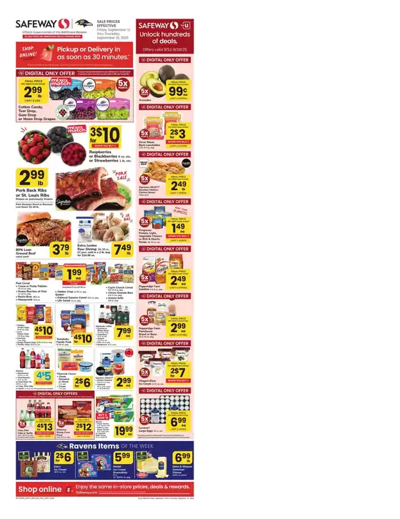 Safeway catalogue in Hollidaysburg PA | Weekly Ad - Safeway - Eastern | 2025-09-12T00:00:00.000Z - 2025-09-18T00:00:00.000Z