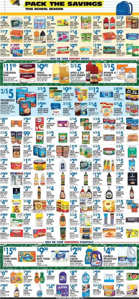Associated weekly ad