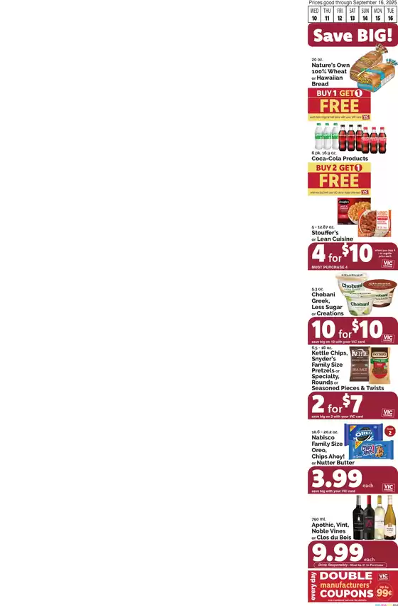 Wide range of offers