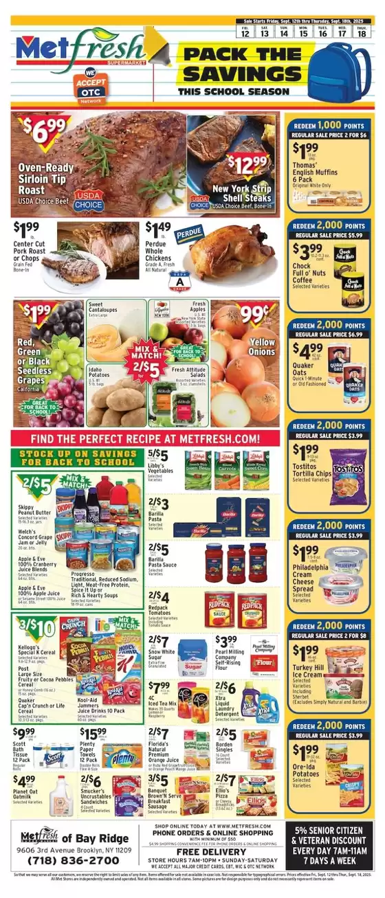 Met Foodmarkets catalogue in Oceanside NY | Our best deals for you | 2025-09-12T00:00:00.000Z - 2025-09-18T00:00:00.000Z