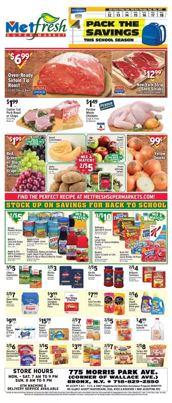 Met Foodmarkets catalogue in Oceanside NY | Exclusive bargains | 2025-09-12T00:00:00.000Z - 2025-09-18T00:00:00.000Z