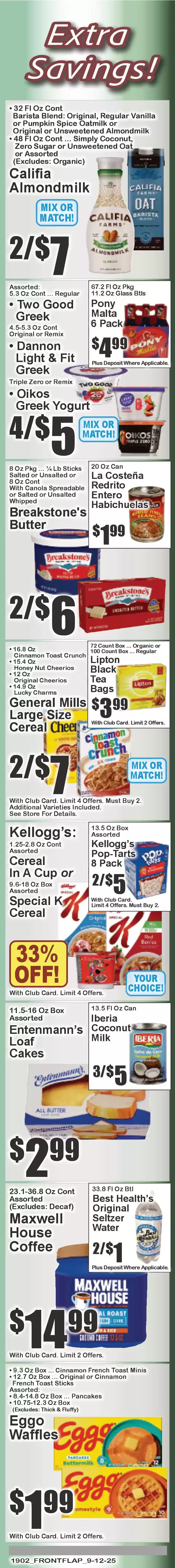 Discounts and promotions
