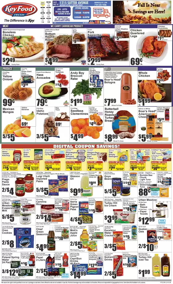 Key Food catalogue in Bradenton FL | Top deals and discounts | 2025-09-12T00:00:00.000Z - 2025-09-18T00:00:00.000Z