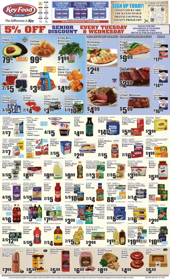 Key Food catalogue in Bradenton FL | Wide range of offers | 2025-09-12T00:00:00.000Z - 2025-09-18T00:00:00.000Z