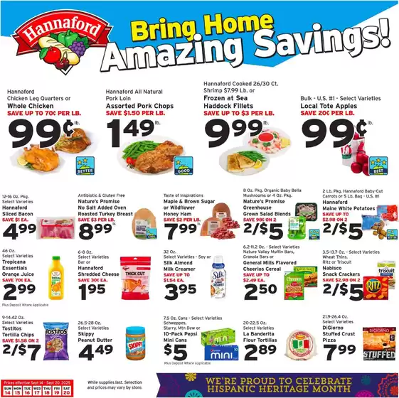 Hannaford catalogue | New offers to discover | 2025-09-14T00:00:00.000Z - 2025-09-20T00:00:00.000Z