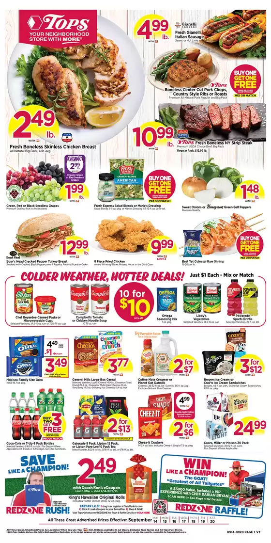 Tops catalogue in San Diego CA | Great offer for bargain hunters | 2025-09-14T00:00:00.000Z - 2025-09-20T00:00:00.000Z