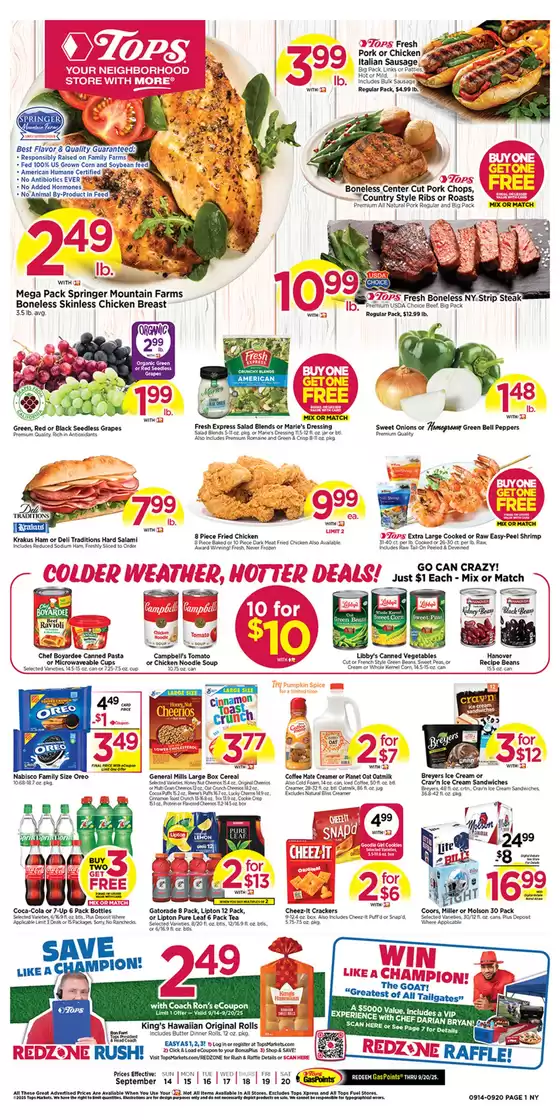 Tops catalogue in San Diego CA | Exclusive bargains | 2025-09-14T00:00:00.000Z - 2025-09-20T00:00:00.000Z