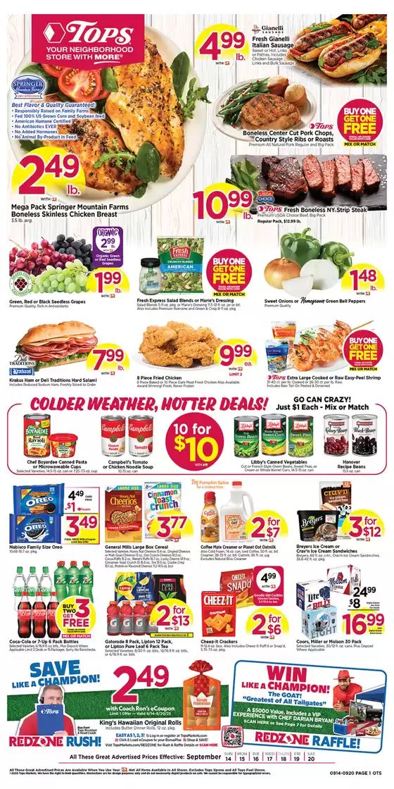 Tops catalogue in Chula Vista CA | Our best bargains | 2025-09-14T00:00:00.000Z - 2025-09-20T00:00:00.000Z