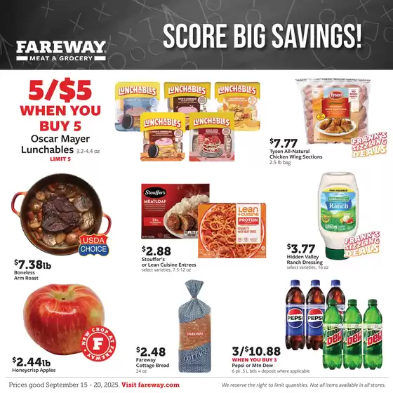 Fareway catalogue in Chula Vista CA | Special offers for you | 2025-09-14T00:00:00.000Z - 2025-09-28T00:00:00.000Z