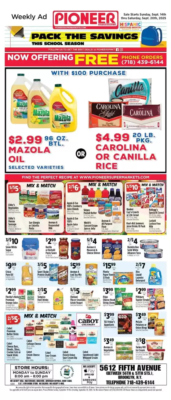 Pioneer Supermarkets catalogue in Jenkins KY | Save now with our deals | 2025-09-14T00:00:00.000Z - 2025-09-20T00:00:00.000Z