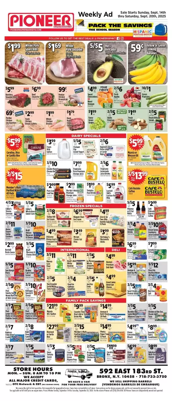 Pioneer Supermarkets catalogue in Jenkins KY | Offers for bargain hunters | 2025-09-14T00:00:00.000Z - 2025-09-20T00:00:00.000Z