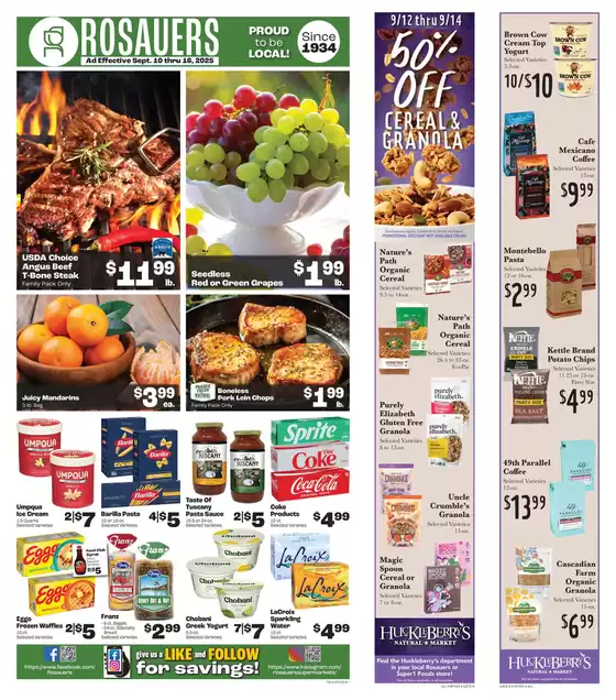 Rosauers catalogue in Reading PA | Discounts and promotions | 2025-09-15T00:00:00.000Z - 2025-09-29T00:00:00.000Z