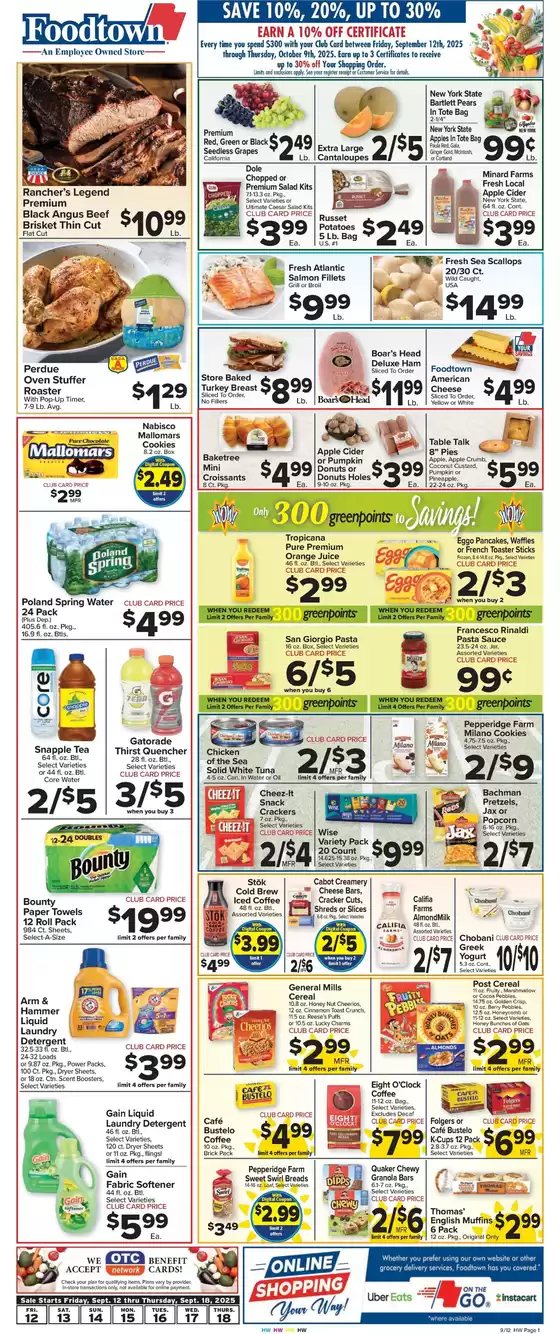 Current special promotions