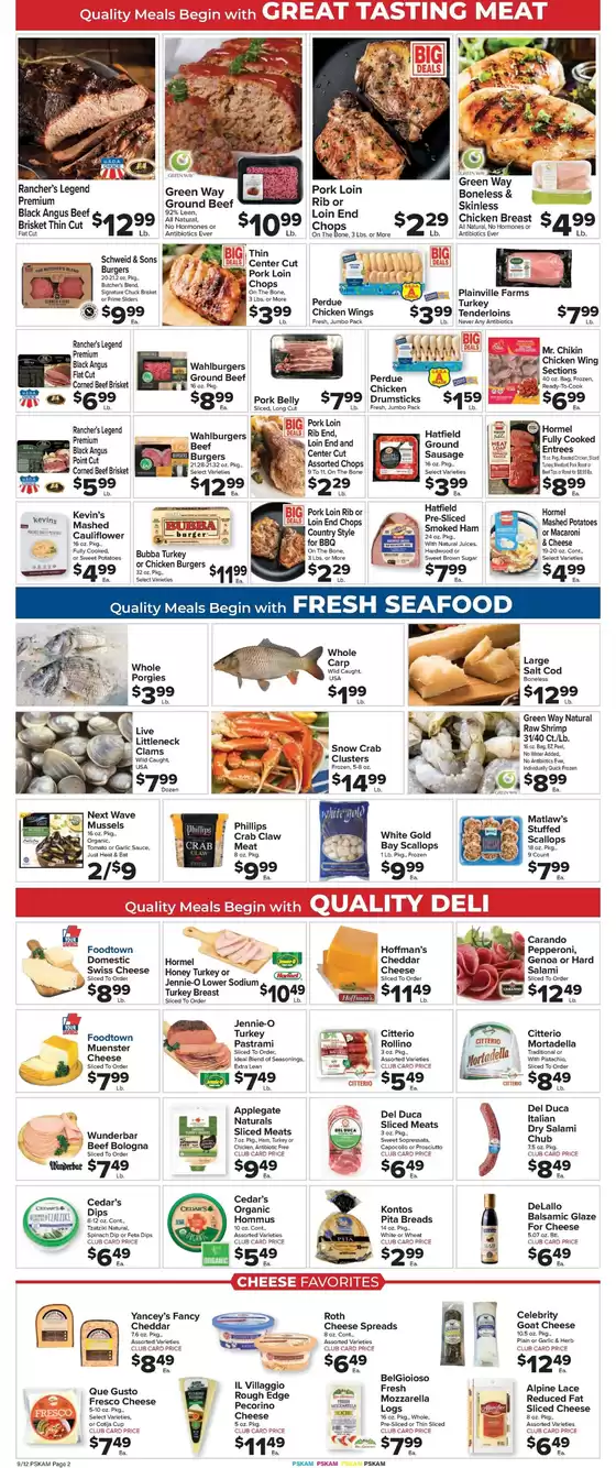 Current special promotions