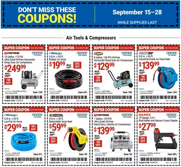 Harbor Freight Tools weekly ad