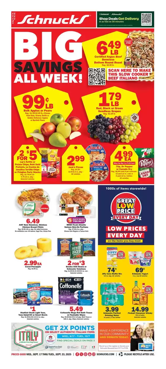Schnucks catalogue in Gainesville VA | Discover attractive offers | 2025-09-17T00:00:00.000Z - 2025-09-23T00:00:00.000Z