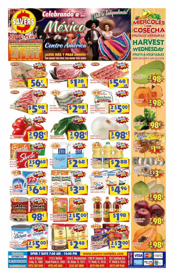 Savers Cost Plus catalogue in Warren OH | Current special promotions | 2025-09-15T00:00:00.000Z - 2025-09-29T00:00:00.000Z