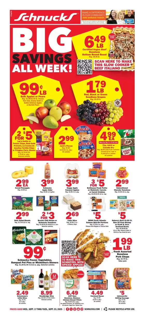 Schnucks catalogue in Gainesville VA | Top offers for smart savers | 2025-09-17T00:00:00.000Z - 2025-09-23T00:00:00.000Z