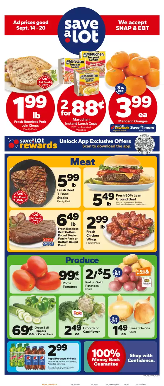 Save a Lot catalogue in Saint Charles MO | Special offers for you | 2025-09-14T00:00:00.000Z - 2025-09-20T00:00:00.000Z