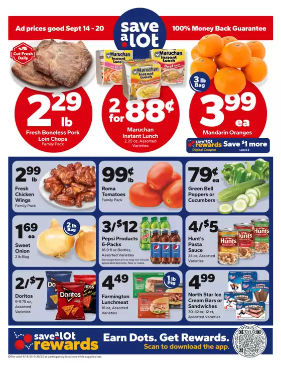 Save a Lot catalogue in Saint Charles MO | Exclusive deals for our customers | 2025-09-14T00:00:00.000Z - 2025-09-20T00:00:00.000Z
