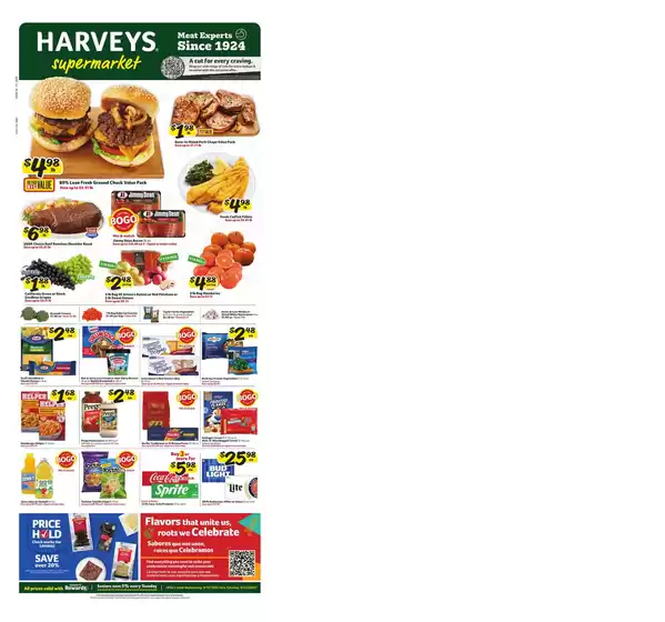 Harveys Supermarkets catalogue | Special offers for you | 2025-09-17T00:00:00.000Z - 2025-09-23T00:00:00.000Z