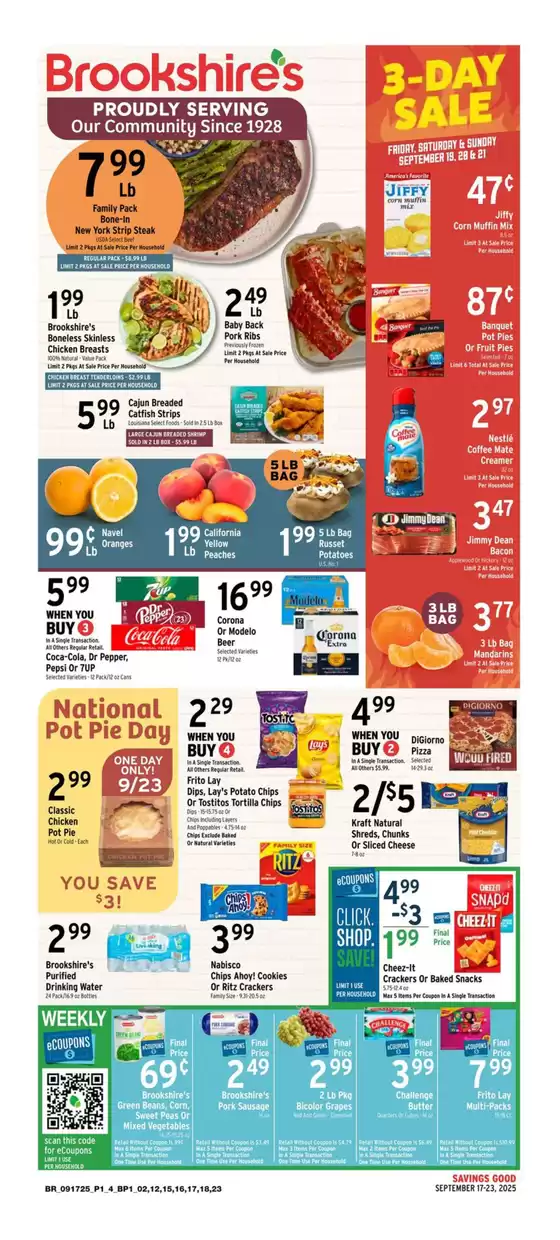 Brookshire's catalogue in Flowery Branch GA | Our best offers for you | 2025-09-17T00:00:00.000Z - 2025-09-23T00:00:00.000Z