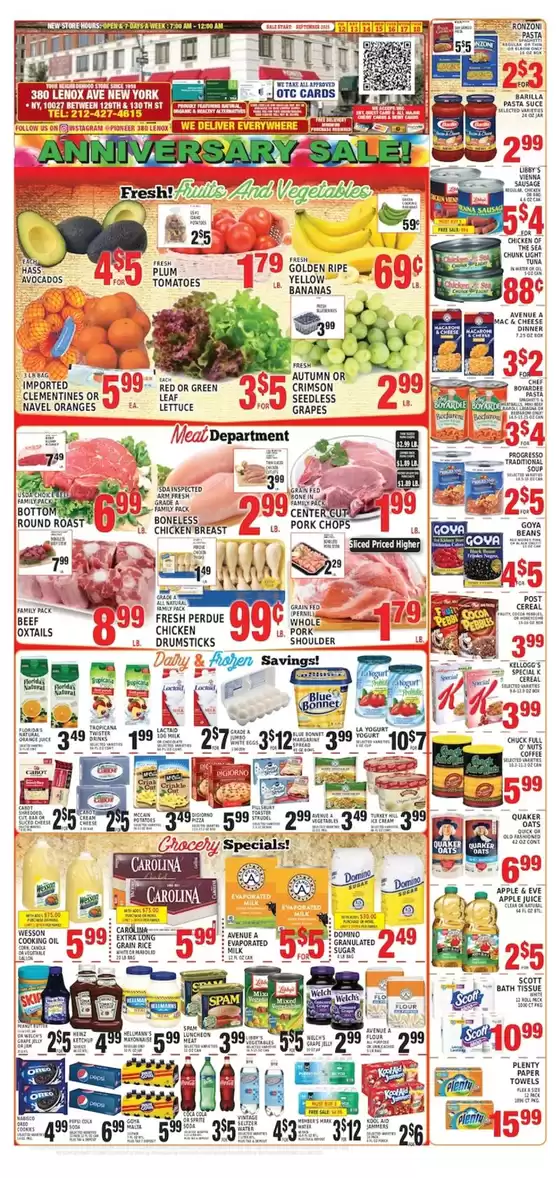 Pioneer Supermarkets catalogue in Watauga TX | Our best deals for you | 2025-09-12T00:00:00.000Z - 2025-09-18T00:00:00.000Z