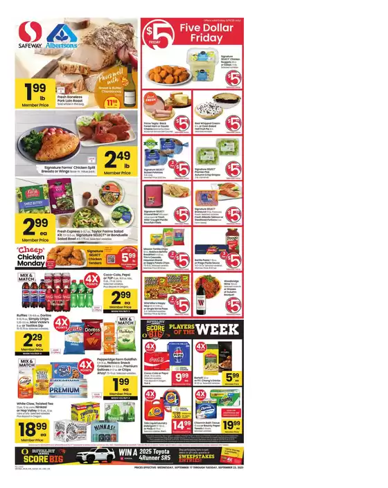 Albertsons catalogue | Special offers for you | 2025-09-17T00:00:00.000Z - 2025-09-23T00:00:00.000Z