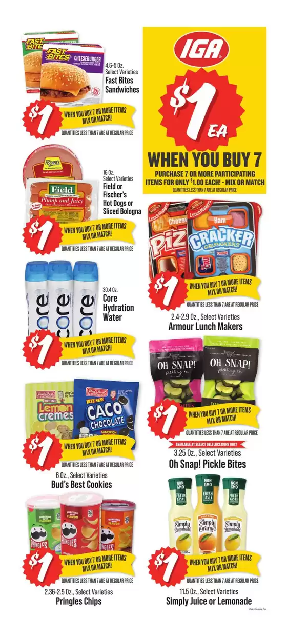 Current special promotions